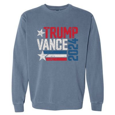 Trump Vance 2024 S Vintage Distressed Trump Vance 2024 Garment-Dyed Sweatshirt