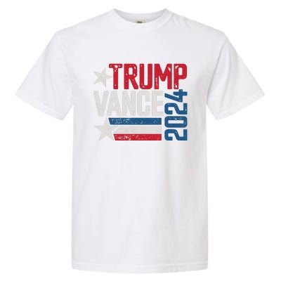 Trump Vance 2024 S Vintage Distressed Trump Vance 2024 Garment-Dyed Heavyweight T-Shirt