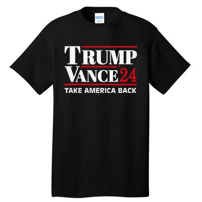 Trump Vance 2024 Take America Back Tall T-Shirt