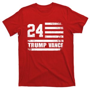 Trump Vance 2024 Retro Stripe Trump Jd Vance T-Shirt