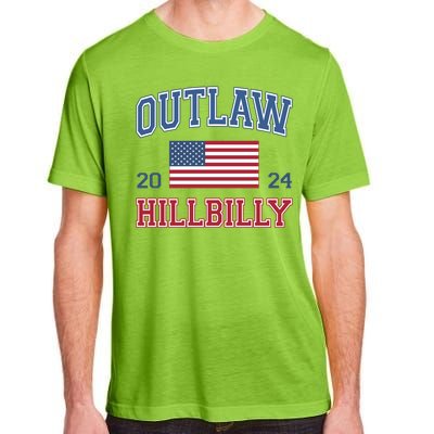 Trump Vance 2024 Donald Trump J D Vance Outlaw Hillbilly Funny Gift Adult ChromaSoft Performance T-Shirt