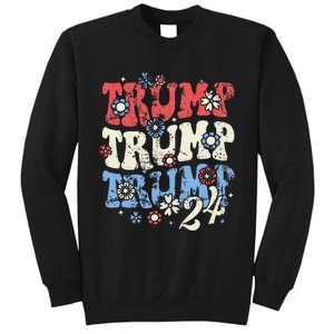 Trump Vance 2024 Jd Vance Trump Retro Stripe Sweatshirt