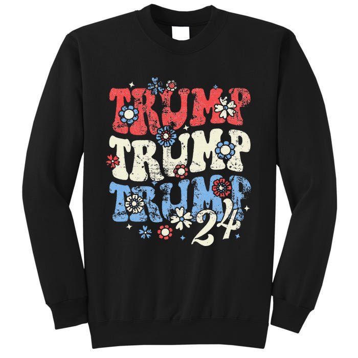 Trump Vance 2024 Jd Vance Trump Retro Stripe Sweatshirt