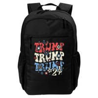 Trump Vance 2024 Jd Vance Trump Retro Stripe Daily Commute Backpack