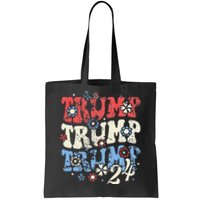 Trump Vance 2024 Jd Vance Trump Retro Stripe Tote Bag