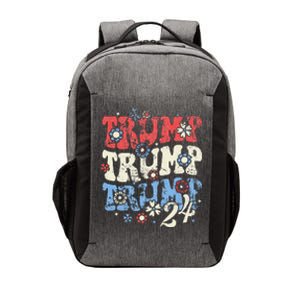 Trump Vance 2024 Jd Vance Trump Retro Stripe Vector Backpack