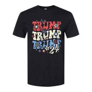 Trump Vance 2024 Jd Vance Trump Retro Stripe Softstyle CVC T-Shirt