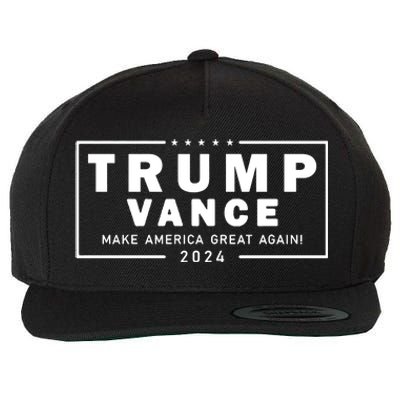 Trump Vance 2024 Make America Great Again Vice President Wool Snapback Cap