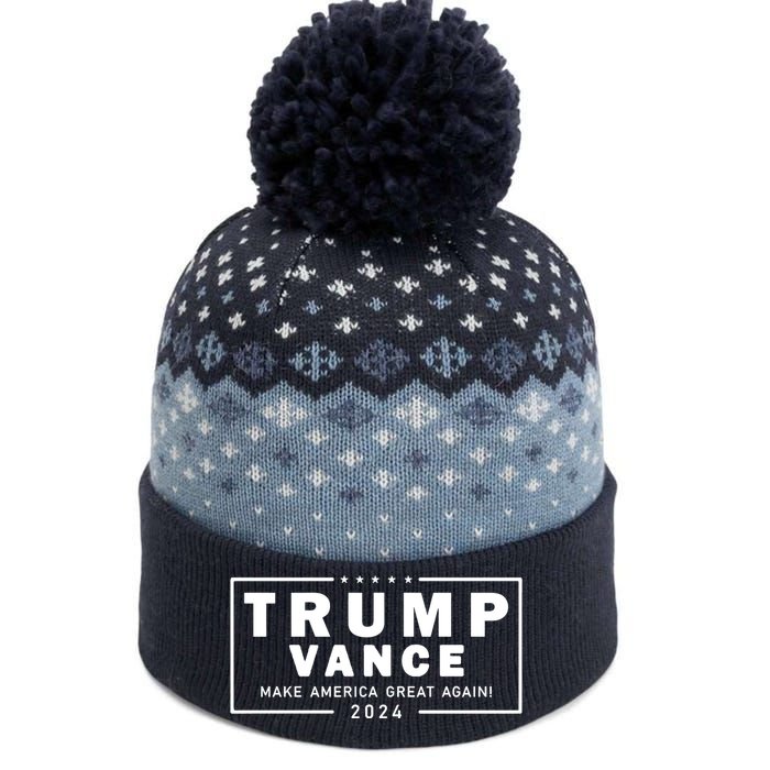 Trump Vance 2024 Make America Great Again Vice President The Baniff Cuffed Pom Beanie