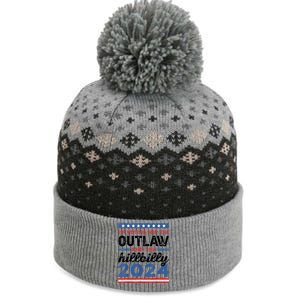 Trump Vance 2024 Donald J.D. Outlaw And The Hillbilly The Baniff Cuffed Pom Beanie