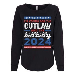 Trump Vance 2024 Donald J.D. Outlaw And The Hillbilly Womens California Wash Sweatshirt