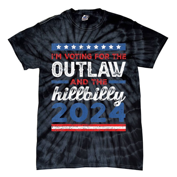 Trump Vance 2024 Donald J.D. Outlaw And The Hillbilly Tie-Dye T-Shirt