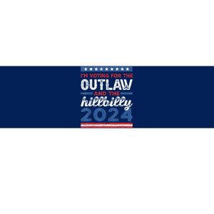 Trump Vance 2024 Donald J.D. Outlaw And The Hillbilly Bumper Sticker