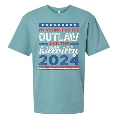 Trump Vance 2024 Donald J.D. Outlaw And The Hillbilly Sueded Cloud Jersey T-Shirt