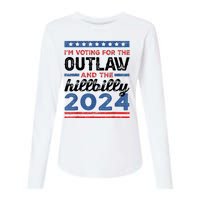 Trump Vance 2024 Donald J.D. Outlaw And The Hillbilly Womens Cotton Relaxed Long Sleeve T-Shirt