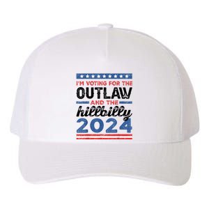 Trump Vance 2024 Donald J.D. Outlaw And The Hillbilly Yupoong Adult 5-Panel Trucker Hat