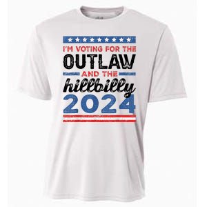 Trump Vance 2024 Donald J.D. Outlaw And The Hillbilly Cooling Performance Crew T-Shirt