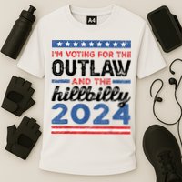 Trump Vance 2024 Donald J.D. Outlaw And The Hillbilly Cooling Performance Crew T-Shirt