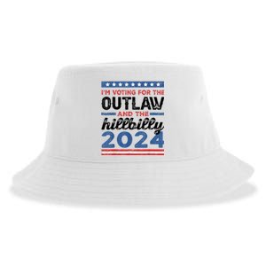 Trump Vance 2024 Donald J.D. Outlaw And The Hillbilly Sustainable Bucket Hat