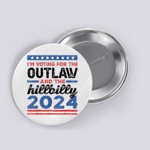 Trump Vance 2024 Donald J.D. Outlaw And The Hillbilly Button