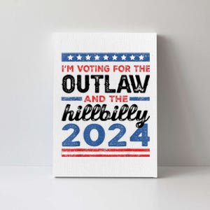 Trump Vance 2024 Donald J.D. Outlaw And The Hillbilly Canvas