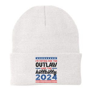 Trump Vance 2024 Donald J.D. Outlaw And The Hillbilly Knit Cap Winter Beanie