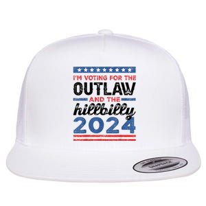 Trump Vance 2024 Donald J.D. Outlaw And The Hillbilly Flat Bill Trucker Hat