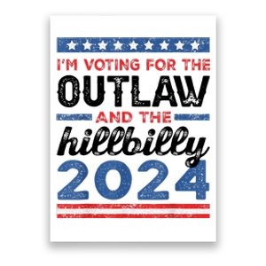 Trump Vance 2024 Donald J.D. Outlaw And The Hillbilly Poster