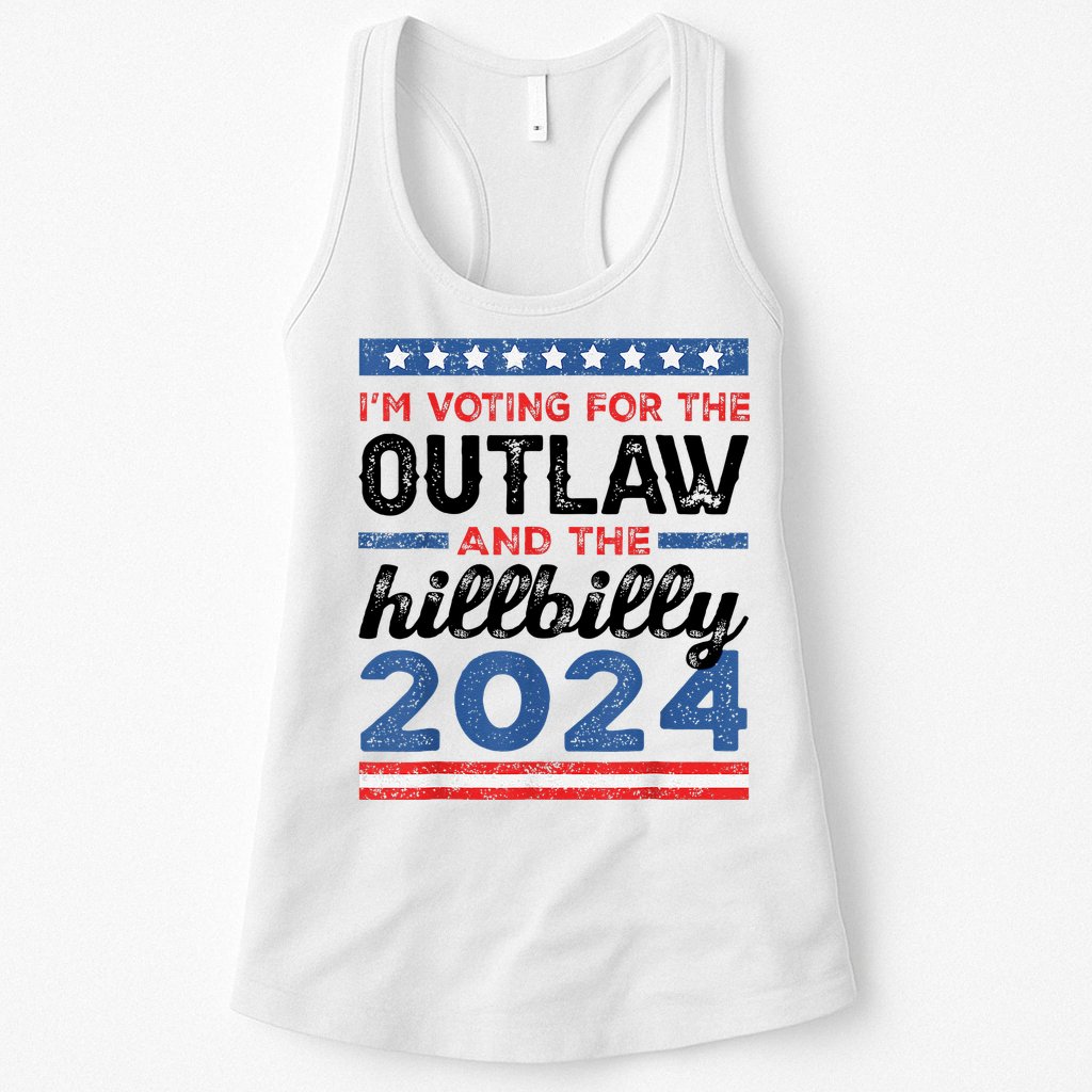 Trump Vance 2024 Donald J.D. Outlaw And The Hillbilly Womens Tank Top