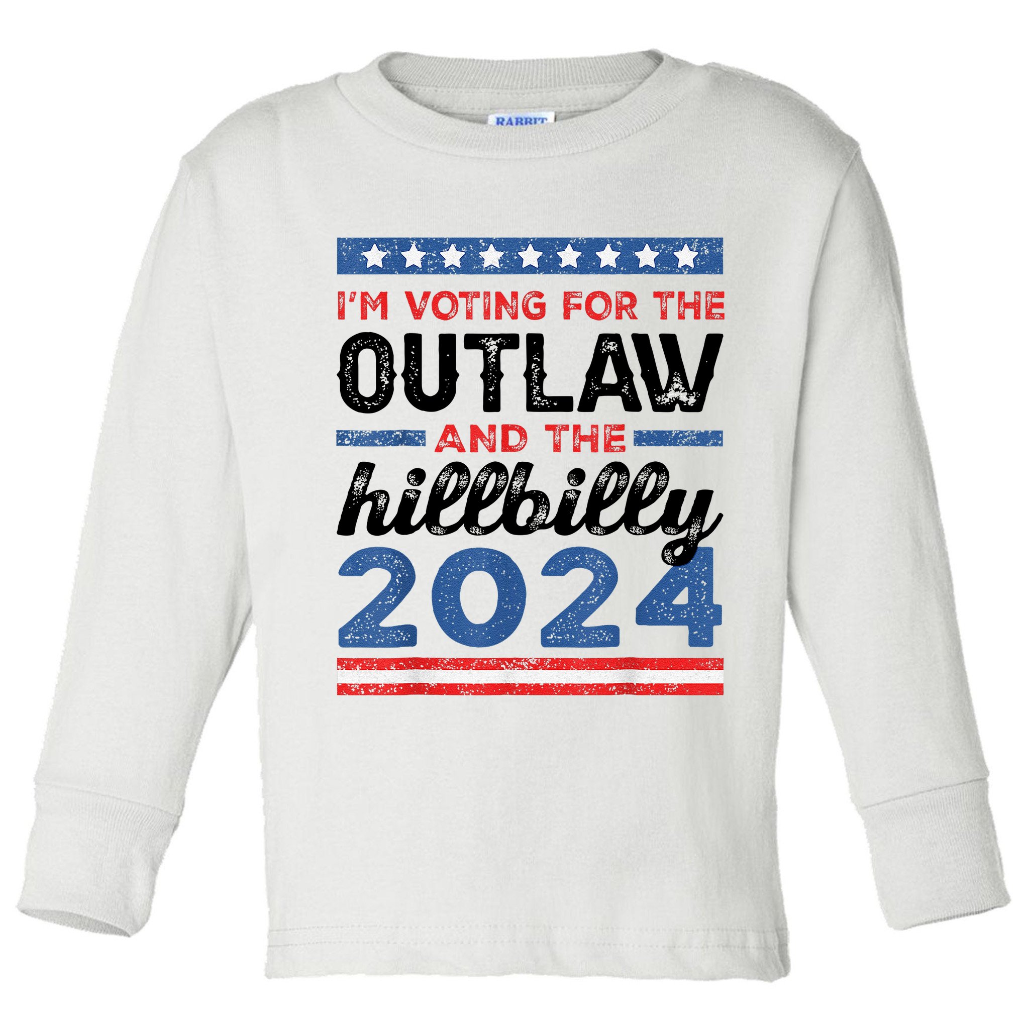 Trump Vance 2024 Donald J.D. Outlaw And The Hillbilly Toddler Long Sleeve Shirt