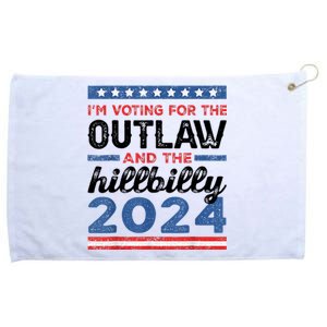 Trump Vance 2024 Donald J.D. Outlaw And The Hillbilly Grommeted Golf Towel