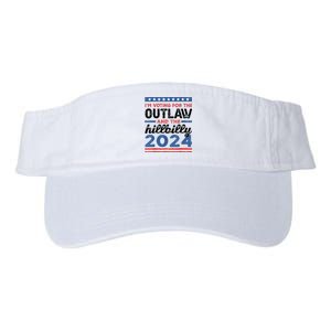 Trump Vance 2024 Donald J.D. Outlaw And The Hillbilly Valucap Bio-Washed Visor