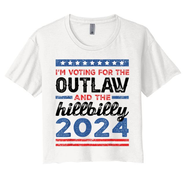 Trump Vance 2024 Donald J.D. Outlaw And The Hillbilly Crop Top