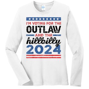 Trump Vance 2024 Donald J.D. Outlaw And The Hillbilly Ladies Long Sleeve Shirt