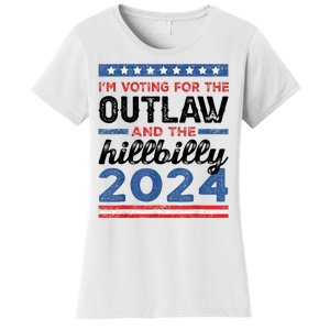 Trump Vance 2024 Donald J.D. Outlaw And The Hillbilly Women's T-Shirt