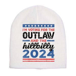 Trump Vance 2024 Donald J.D. Outlaw And The Hillbilly Short Acrylic Beanie