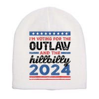 Trump Vance 2024 Donald J.D. Outlaw And The Hillbilly Short Acrylic Beanie