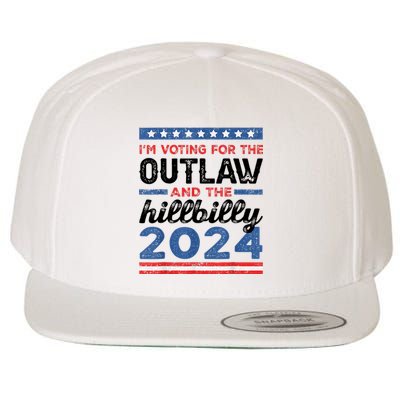 Trump Vance 2024 Donald J.D. Outlaw And The Hillbilly Wool Snapback Cap