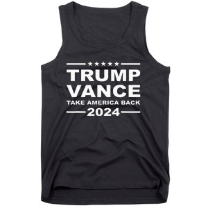 Trump Vance 2024 Take America Back President Vp Election Tank Top