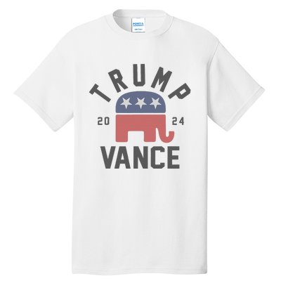 Trump Vance 2024 President Trump Supporter Reelection Tall T-Shirt