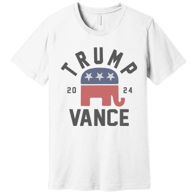 Trump Vance 2024 President Trump Supporter Reelection Premium T-Shirt