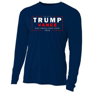 Trump Vance 2024 Make America Great Again Maga President Cooling Performance Long Sleeve Crew