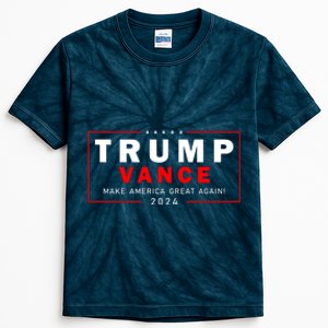 Trump Vance 2024 Make America Great Again Maga President Kids Tie-Dye T-Shirt