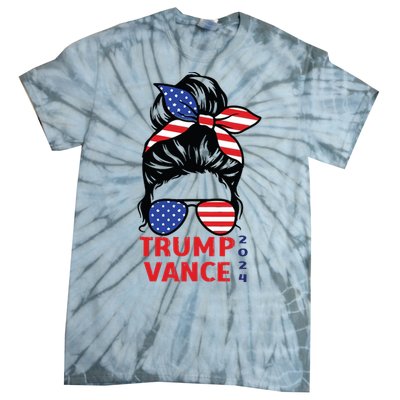 Trump Vance 2024 Vp Vice President 47 America Election Women Tie-Dye T-Shirt