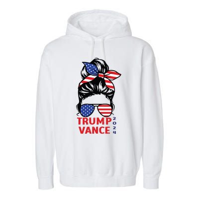 Trump Vance 2024 Vp Vice President 47 America Election Women Garment-Dyed Fleece Hoodie