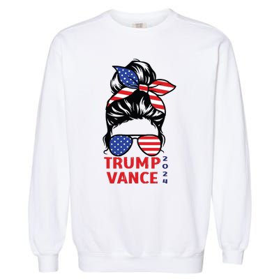 Trump Vance 2024 Vp Vice President 47 America Election Women Garment-Dyed Sweatshirt