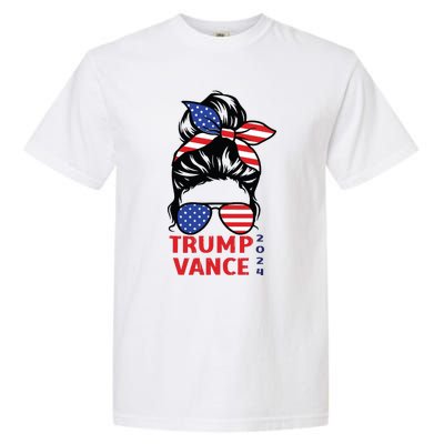 Trump Vance 2024 Vp Vice President 47 America Election Women Garment-Dyed Heavyweight T-Shirt