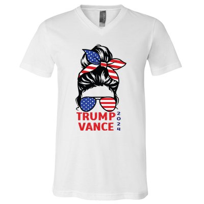 Trump Vance 2024 Vp Vice President 47 America Election Women V-Neck T-Shirt