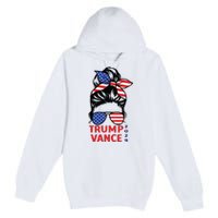 Trump Vance 2024 Vp Vice President 47 America Election Women Premium Pullover Hoodie