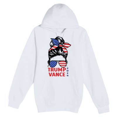 Trump Vance 2024 Vp Vice President 47 America Election Women Premium Pullover Hoodie